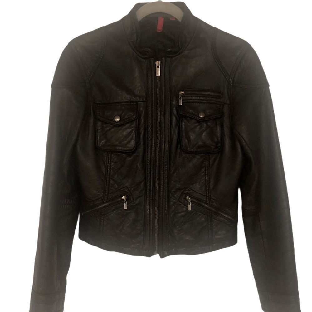 [SOLD] Saks Fifth Avenue 5/48 Leather Jacket